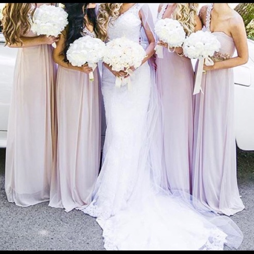 Blush Pink Bridesmaid Dress - Picture 4 of 4